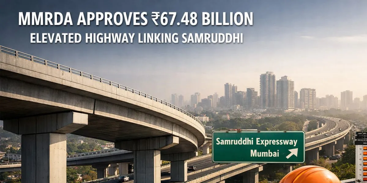 MMRDA Approves Rs 67.48 Billion Elevated Highway Linking Samruddhi
