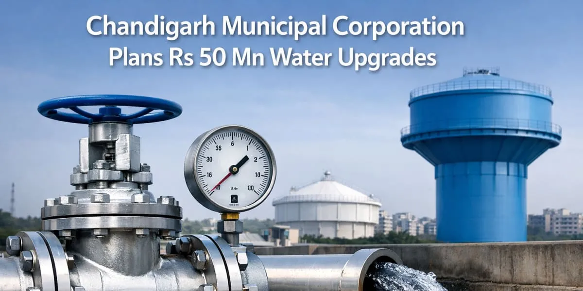 Chandigarh Municipal Corporation Plans Rs 50 mn Water Upgrades