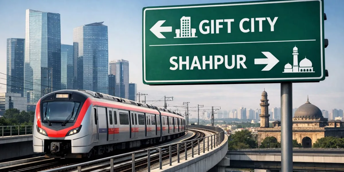Gujarat Metro Extension From GIFT City To Shahpur Announced