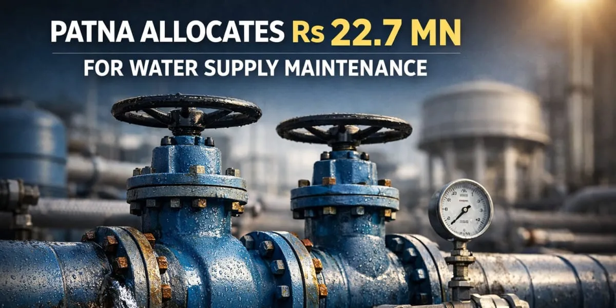 Patna Allocates Rs 22.7 Mn for Water Supply Maintenance