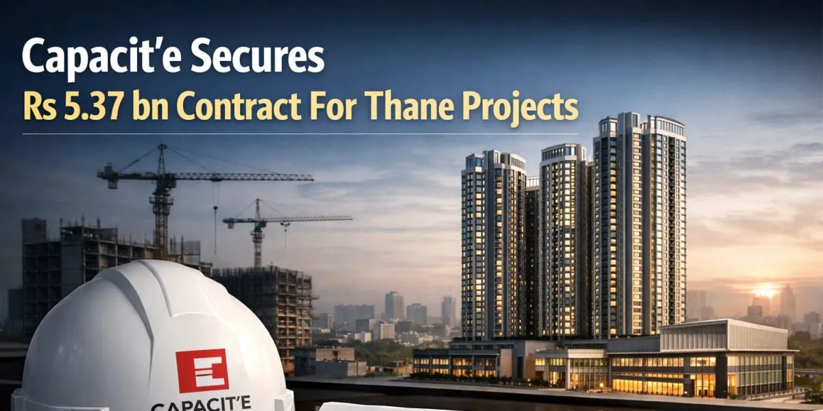 Capacit'e Secures Rs 5.37 bn Contract For Thane Projects