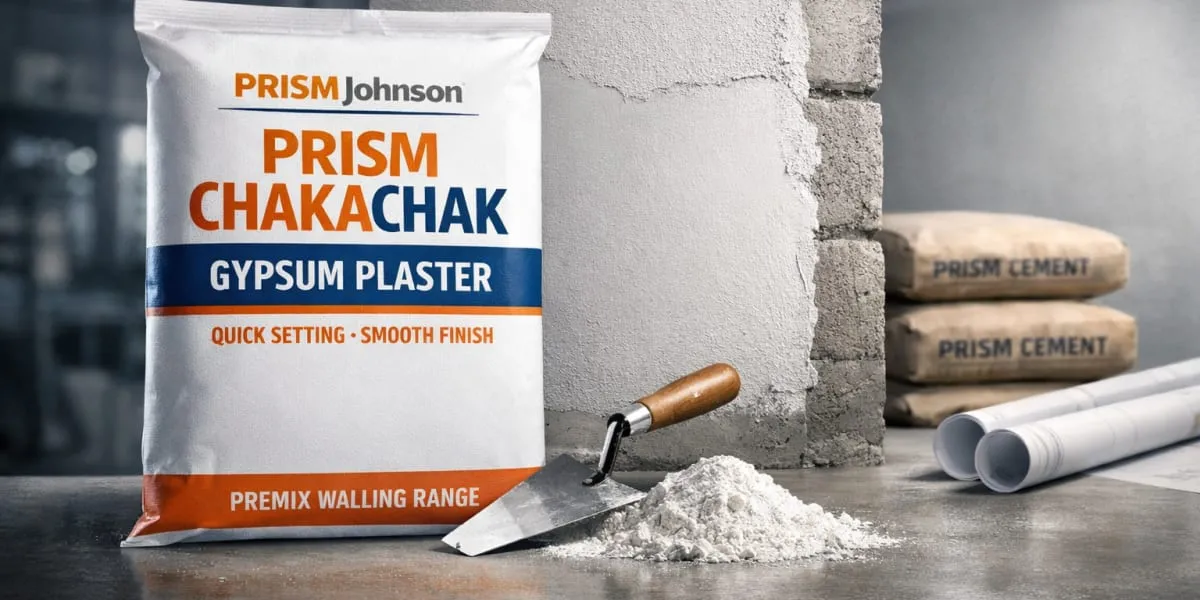 Prism Johnson Expands Range With Prism Chakachak Gypsum Plaster