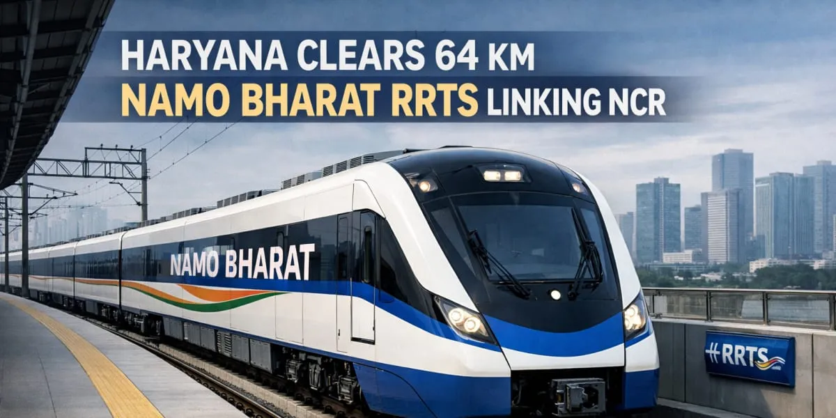 Haryana Clears 64 km Namo Bharat RRTS Linking NCR