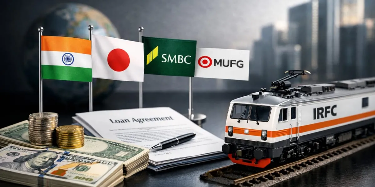 IRFC Signs JPY Equivalent $400 Mn ECB With SMBC And MUFG