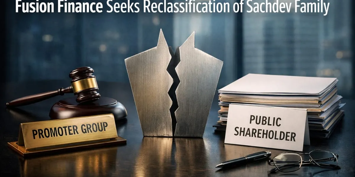 Fusion Finance Seeks Reclassification Of Sachdev Family