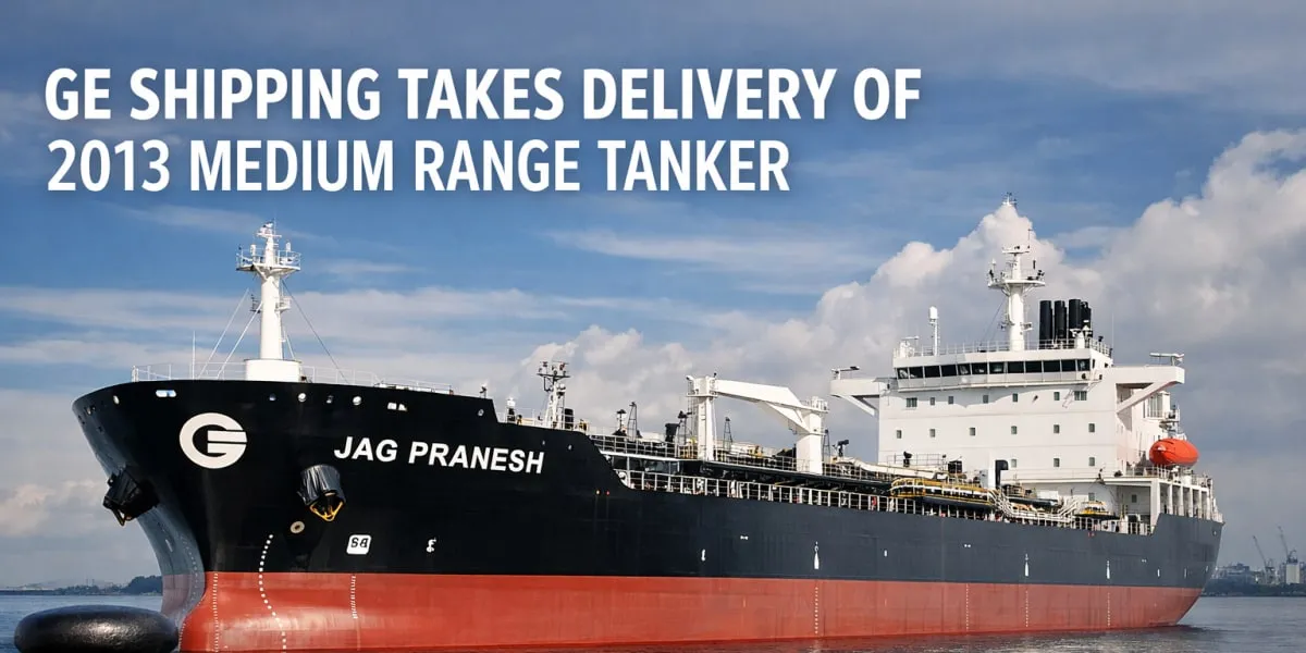 GE Shipping Takes Delivery Of 2013 Medium Range Tanker