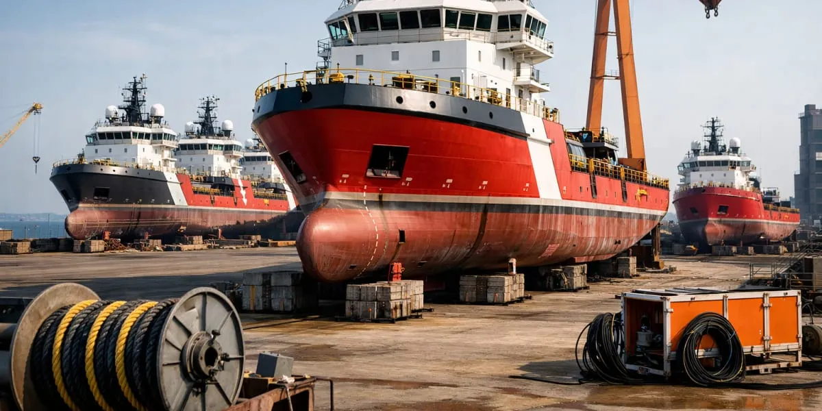 SDHI to Complete Five Offshore Support Vessels