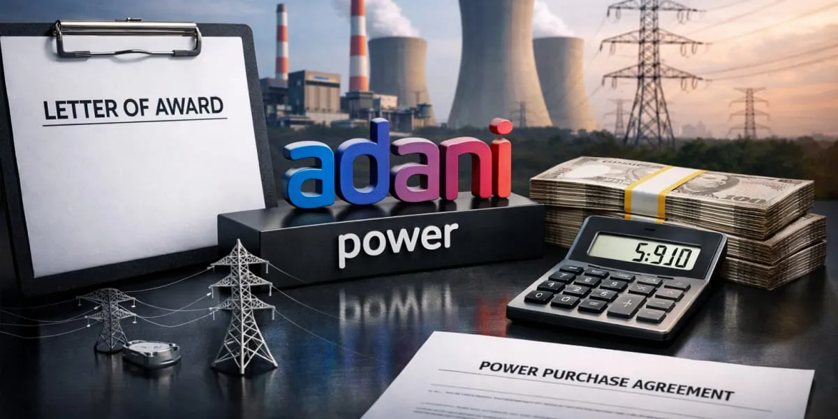 Adani Power Subsidiary Wins 558 MW Five-Year PPA