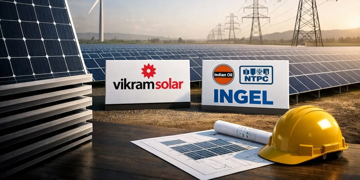 Vikram Solar Secures 378.75 MW Order From INGEL