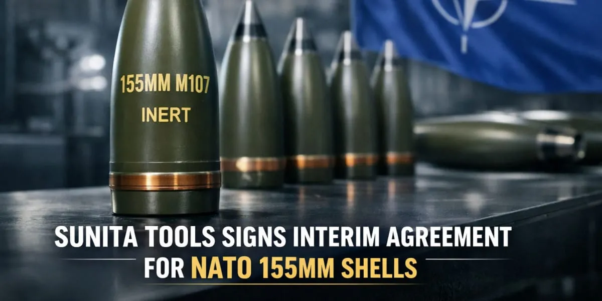 Sunita Tools Signs Interim Agreement for NATO 155mm Shells