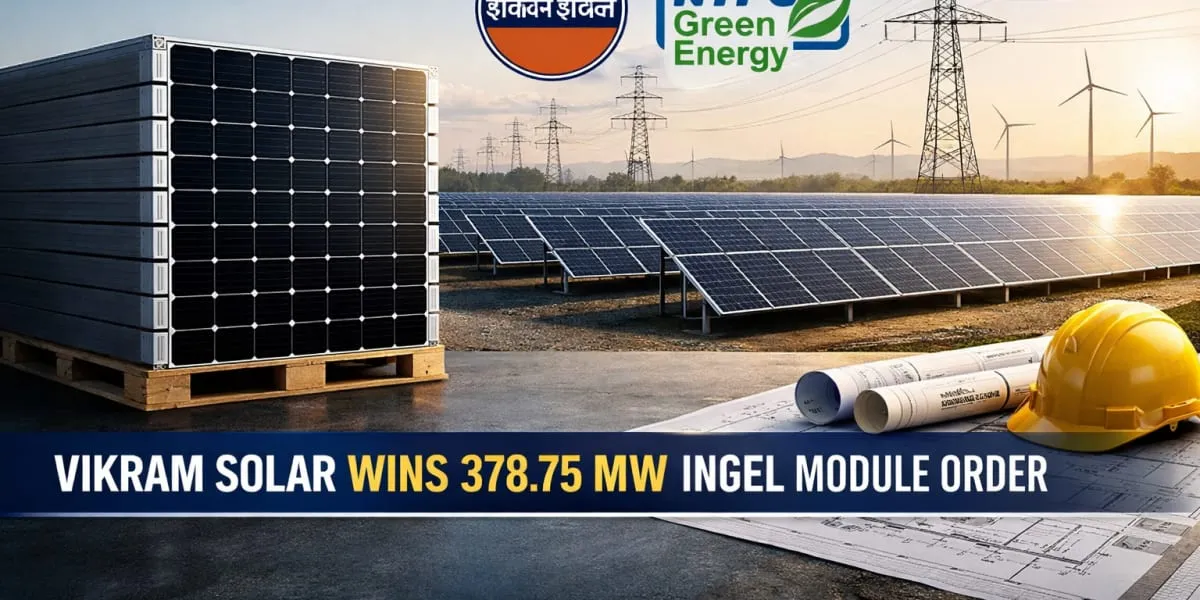 Vikram Solar Wins 378.75 MW INGEL Module Order