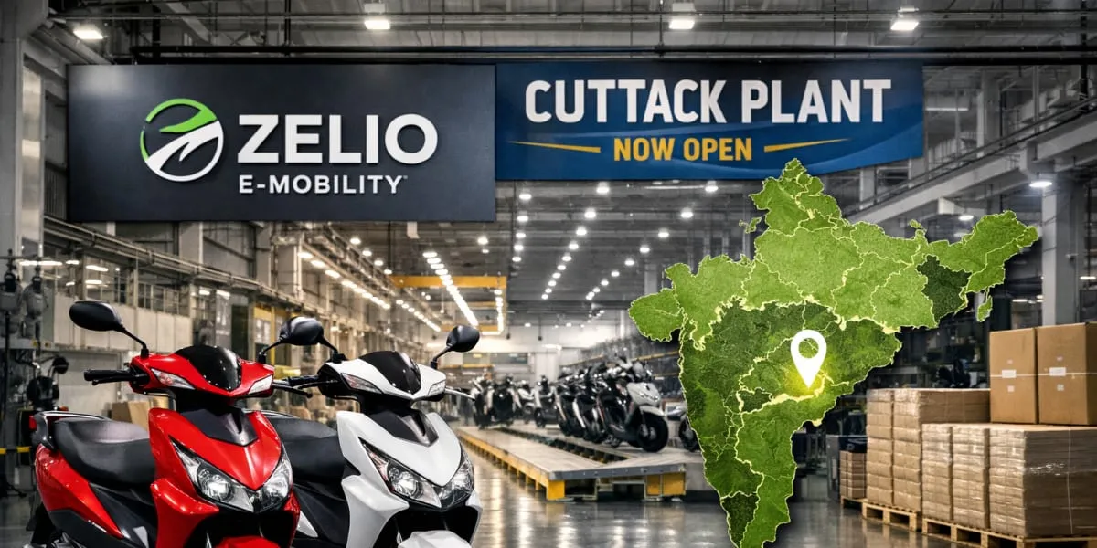 Zelio E-Mobility Commissions Cuttack Plant To Boost Eastern Presence