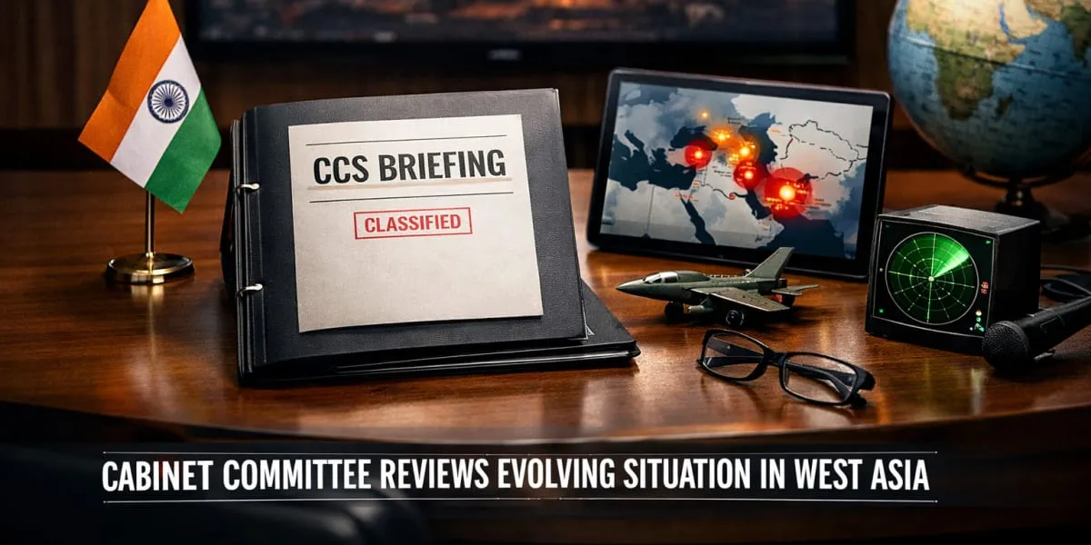 Cabinet Committee Reviews Evolving Situation In West Asia