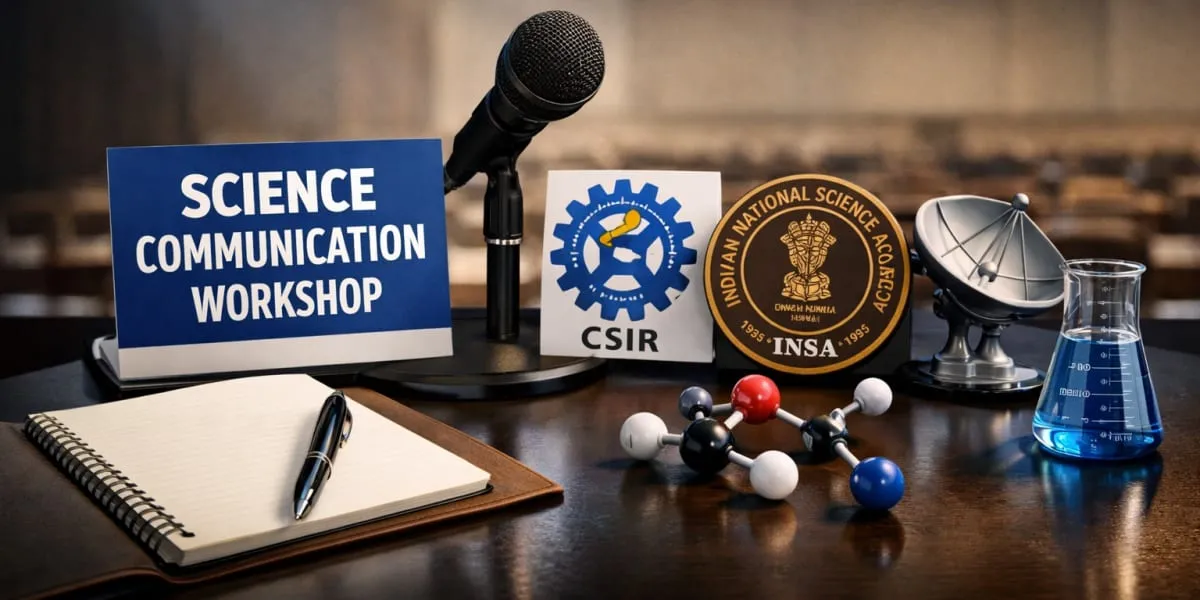 CSIR-NIScPR and INSA Organised Science Communication Workshop