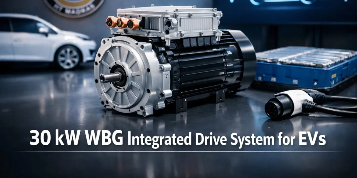 MeitY Launches 30 kW WBG Integrated Drive System for EVs