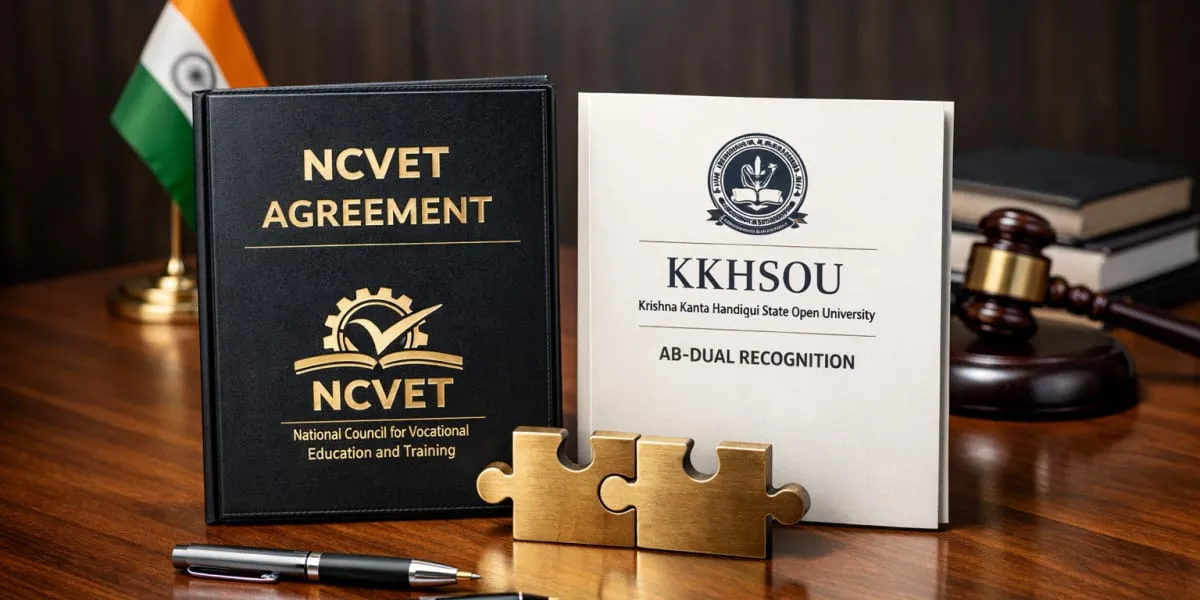 NCVET Grants AB-Dual Status to KKHSOU