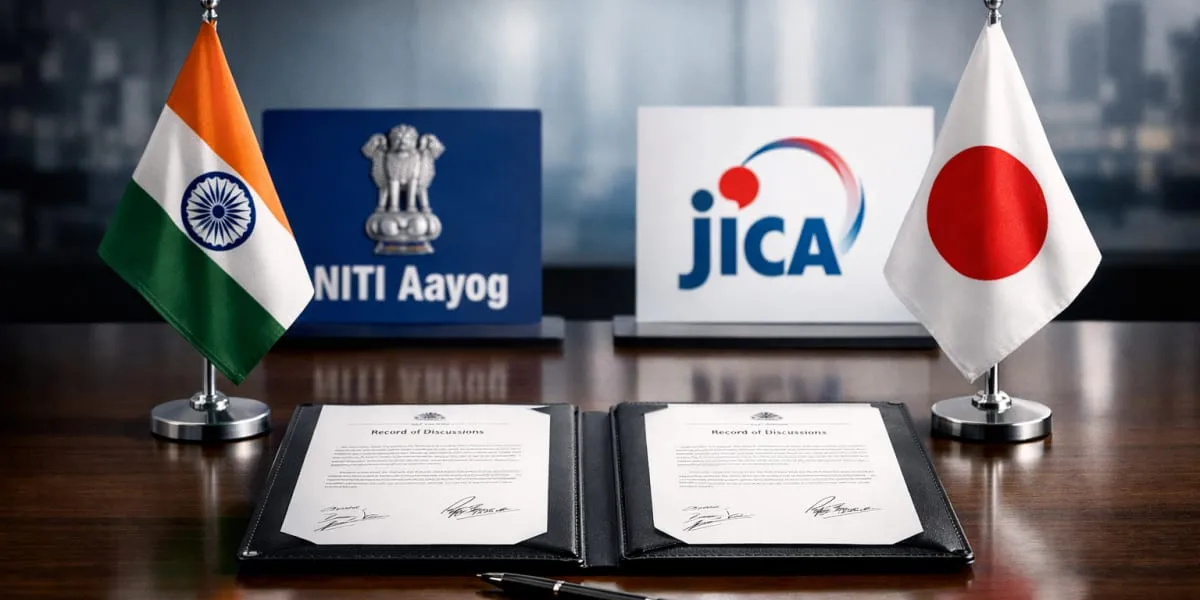 NITI Aayog and Japanese agency sign Record of Discussions