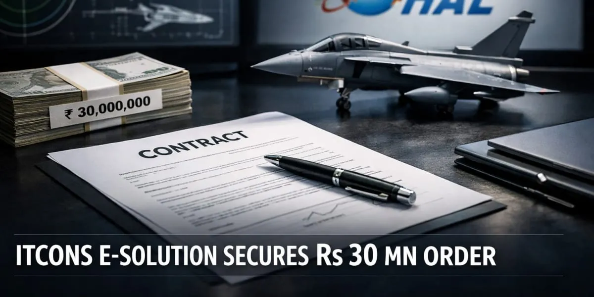 ITCONS E-Solution Secures Rs 30 mn Order
