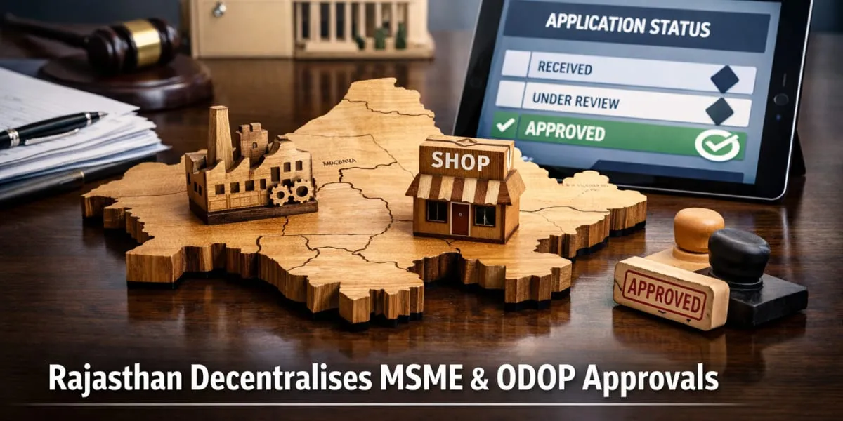 Rajasthan Government Decentralises Approval Process for MSME and ODOP