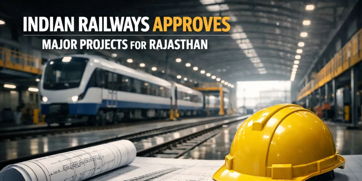 Indian Railways Approves Major Projects For Rajasthan