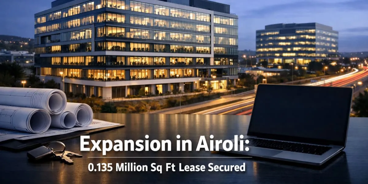 SBI Expands Airoli GCC With 0.135 Million Sq Ft Lease
