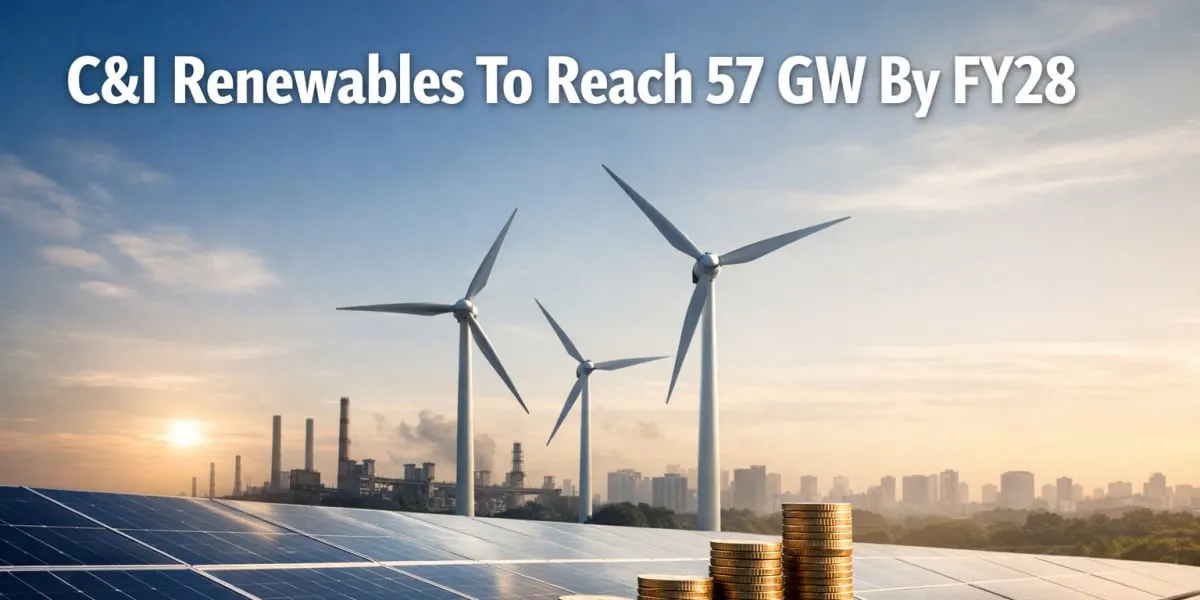 C&I Renewables To Reach 57 GW By FY28
