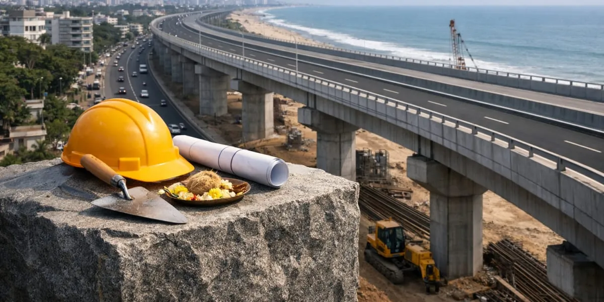 CM Stalin Lays Foundation Stone For ECR Elevated Corridor