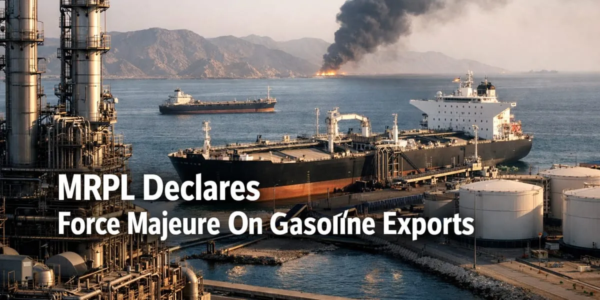 MRPL Declares Force Majeure On Gasoline Exports