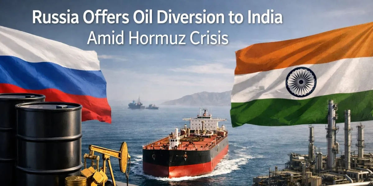 Russia Offers Oil Diversion To India Amid Hormuz Crisis