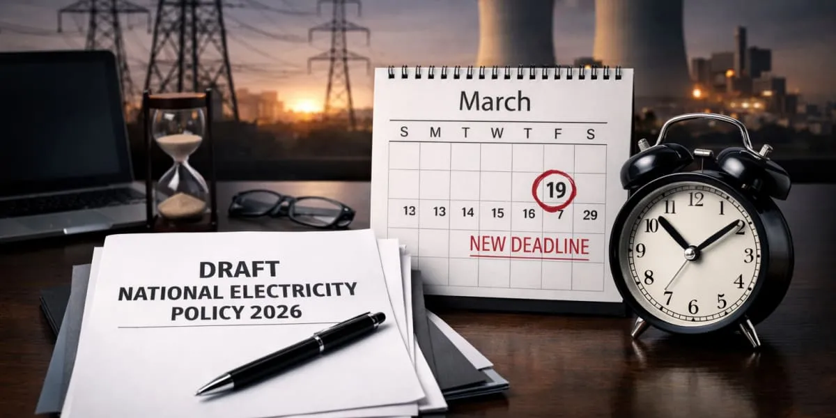 Power Ministry Extends Deadline For Draft NEP Feedback