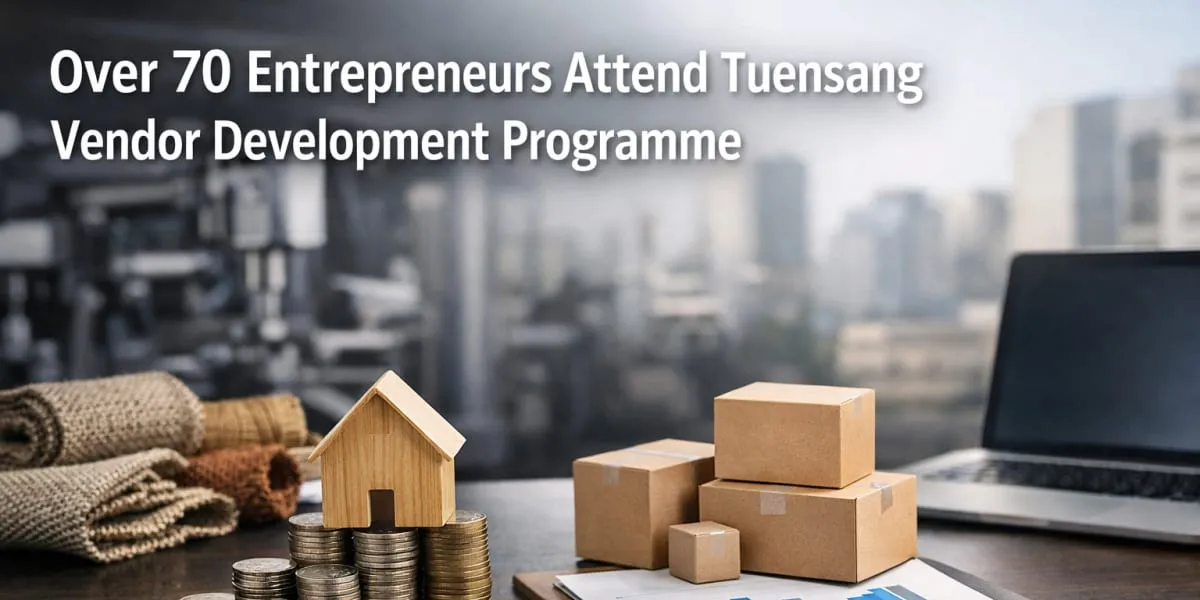Over 70 Entrepreneurs Attend Tuensang Vendor Development Programme