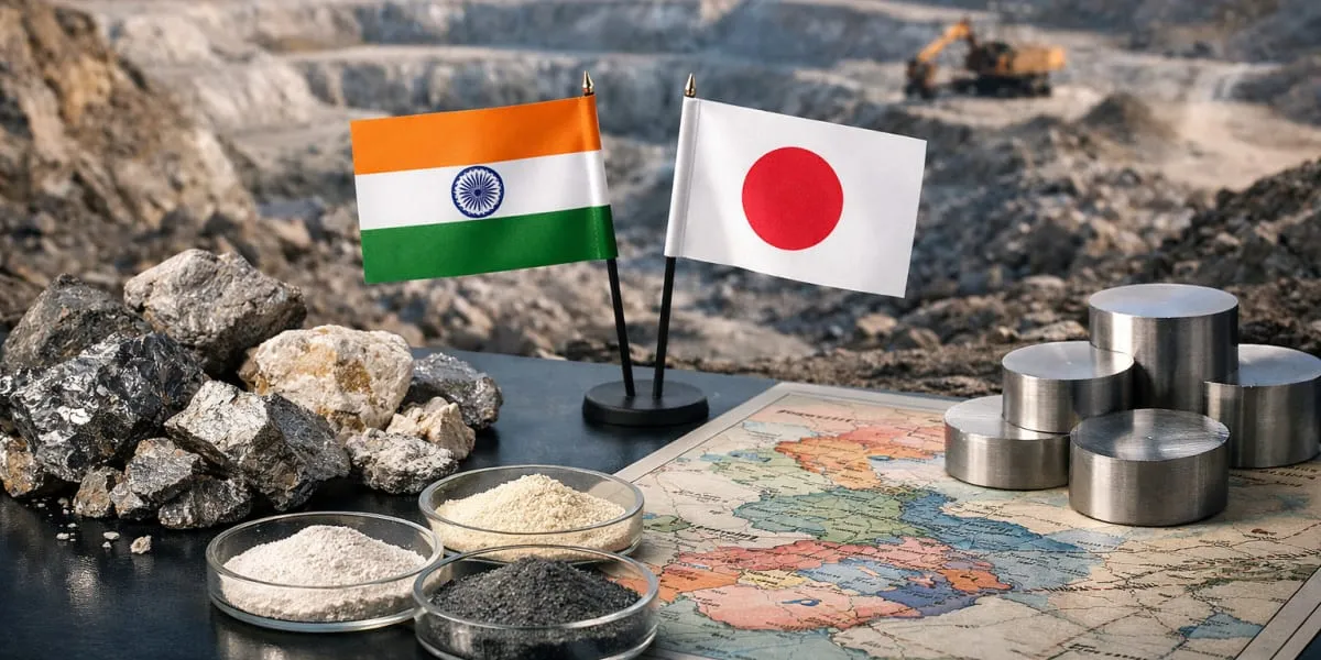 India and Japan Discuss Rare Earth Projects to Cut Reliance on China