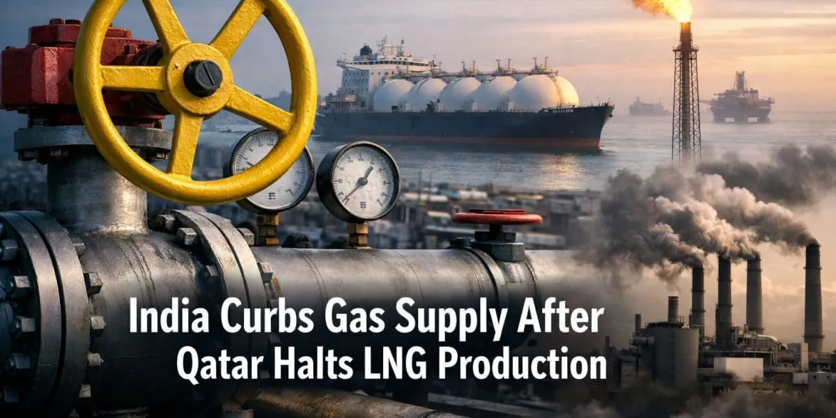 India Curbs Gas Supply After Qatar Halts LNG Production