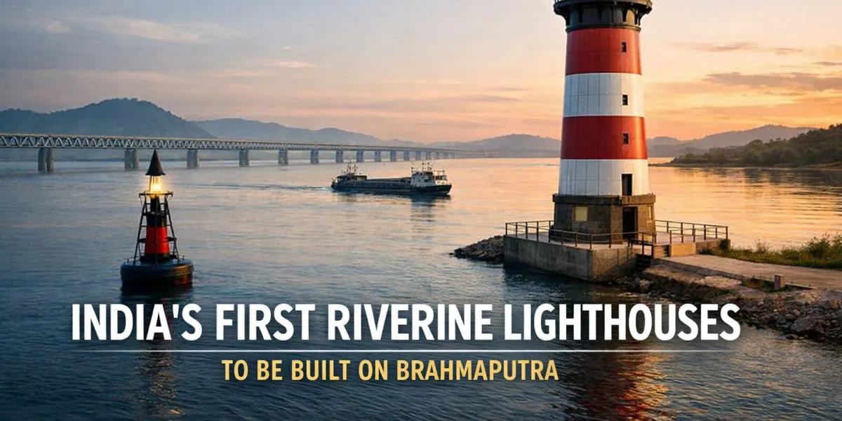 India's First Riverine Lighthouses To Be Built On Brahmaputra