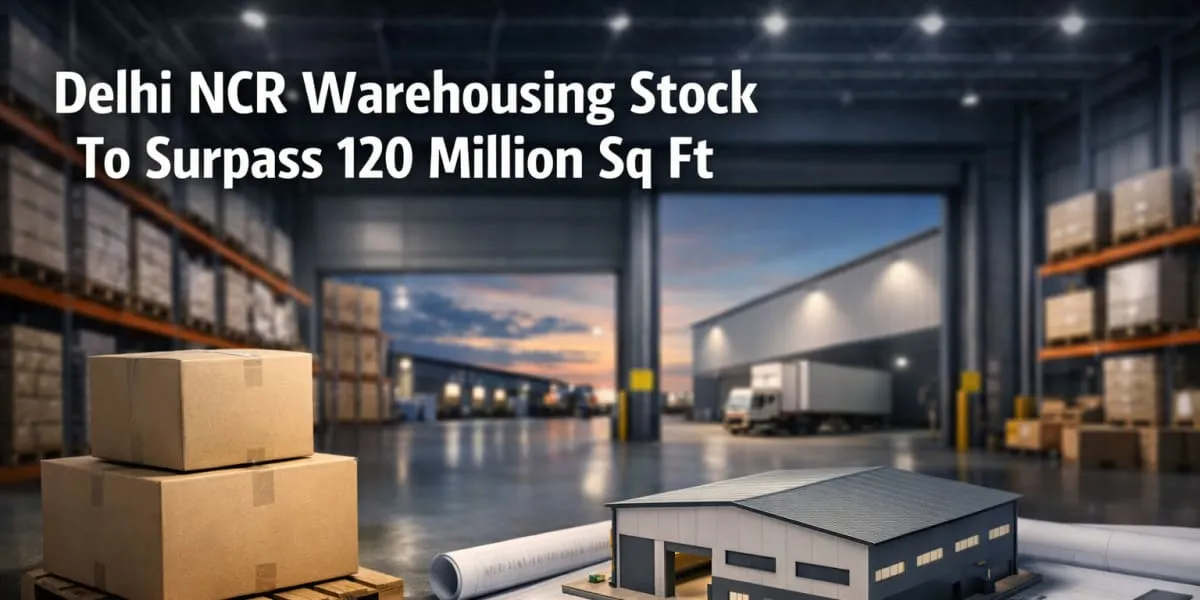 Delhi NCR Warehousing Stock To Surpass 120 Million Sq Ft
