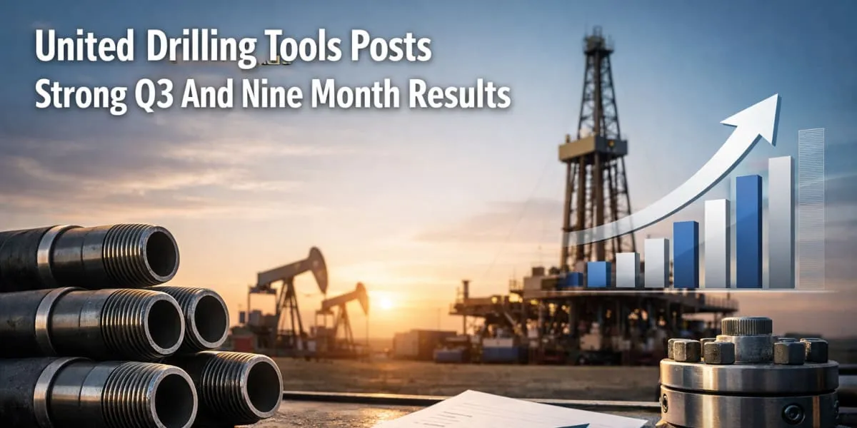 United Drilling Tools Posts Strong Q3 And Nine Month Results