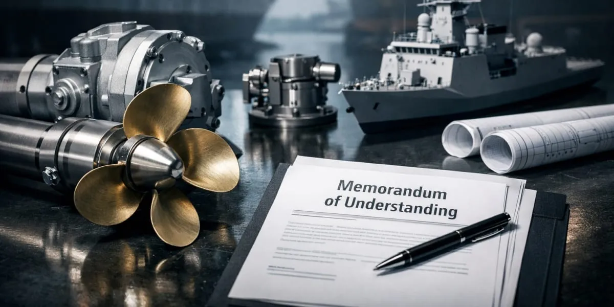 KSSL And GRSE Sign MoU To Boost Indigenous Ship Propulsion