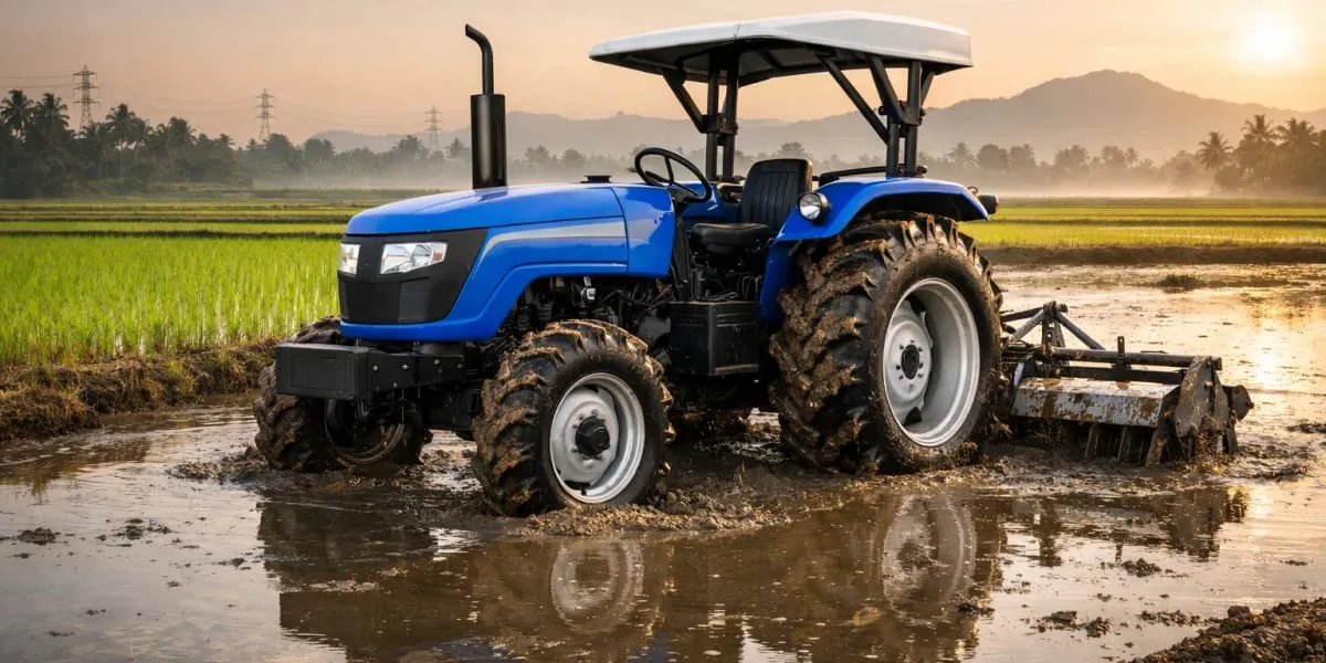 Escorts Kubota Launches Powertrac Shaurya Paddy Tractor Series