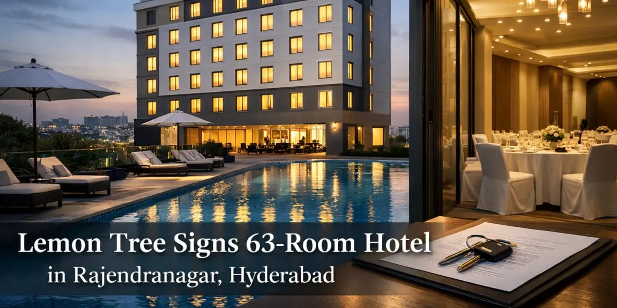 Lemon Tree Signs 63-Room Hotel in Rajendranagar Hyderabad