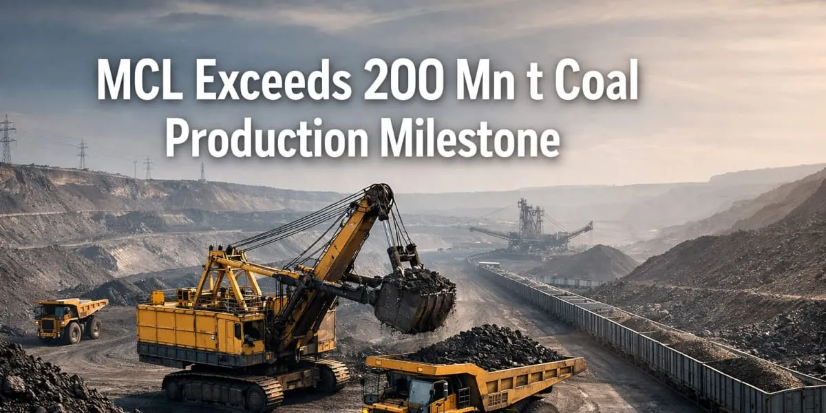 MCL Exceeds 200 mn t Coal Production Milestone