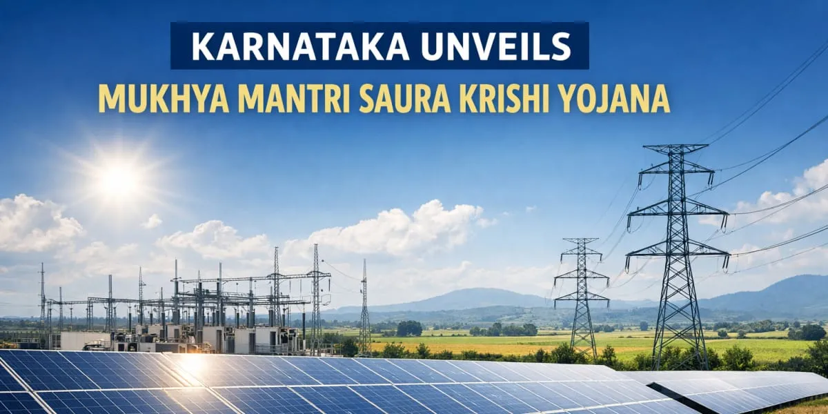 Karnataka Unveils Mukhya Mantri Saura Krishi Yojana