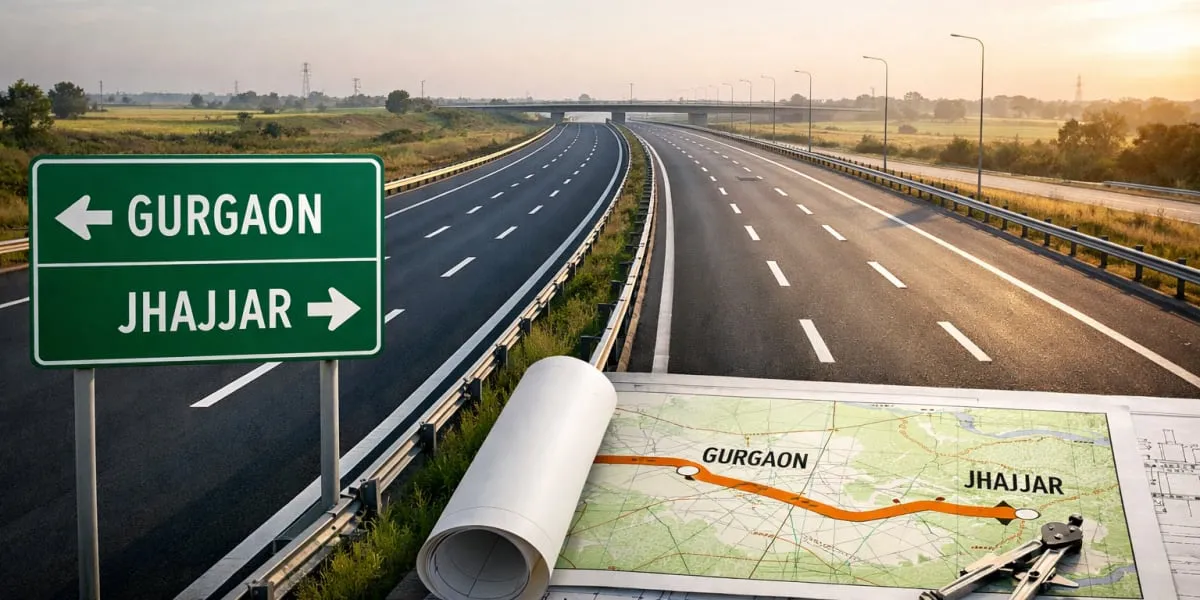 Haryana Plans 33 km Six-Lane Gurgaon–Jhajjar Corridor
