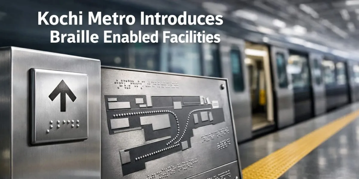 Kochi Metro Introduces Braille Enabled Facilities