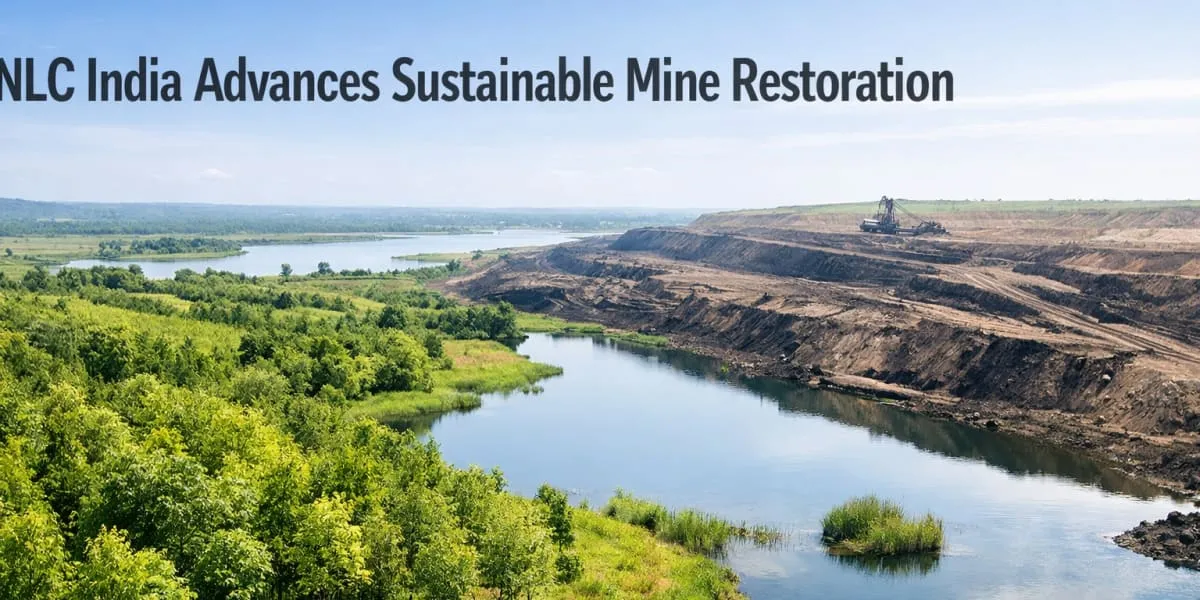 NLC India Advances Sustainable Mine Restoration