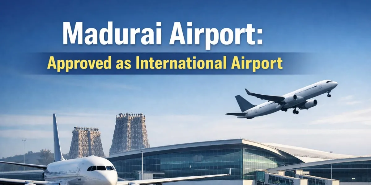 Cabinet Approves Madurai Airport As International Airport