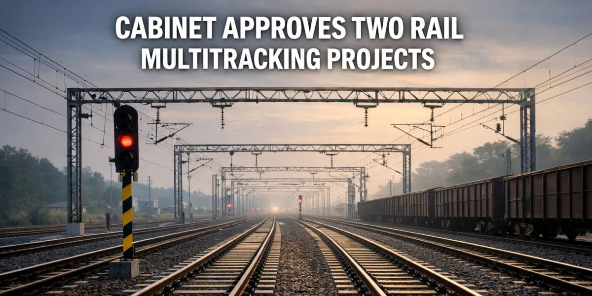 Cabinet Approves Two Rail Multitracking Projects