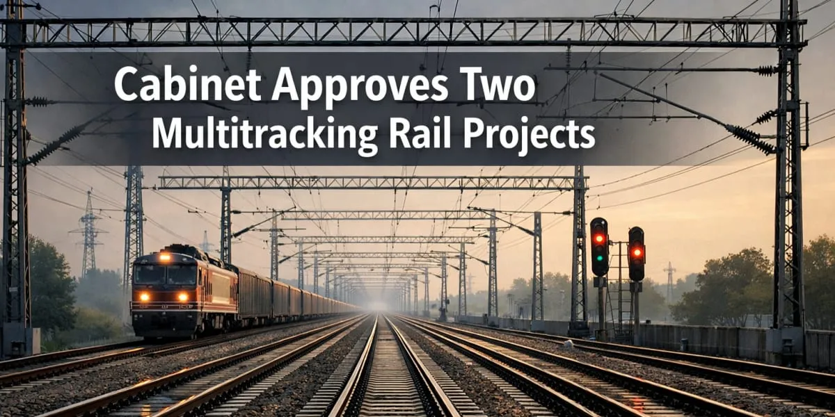 Cabinet Approves Two Multitracking Rail Projects