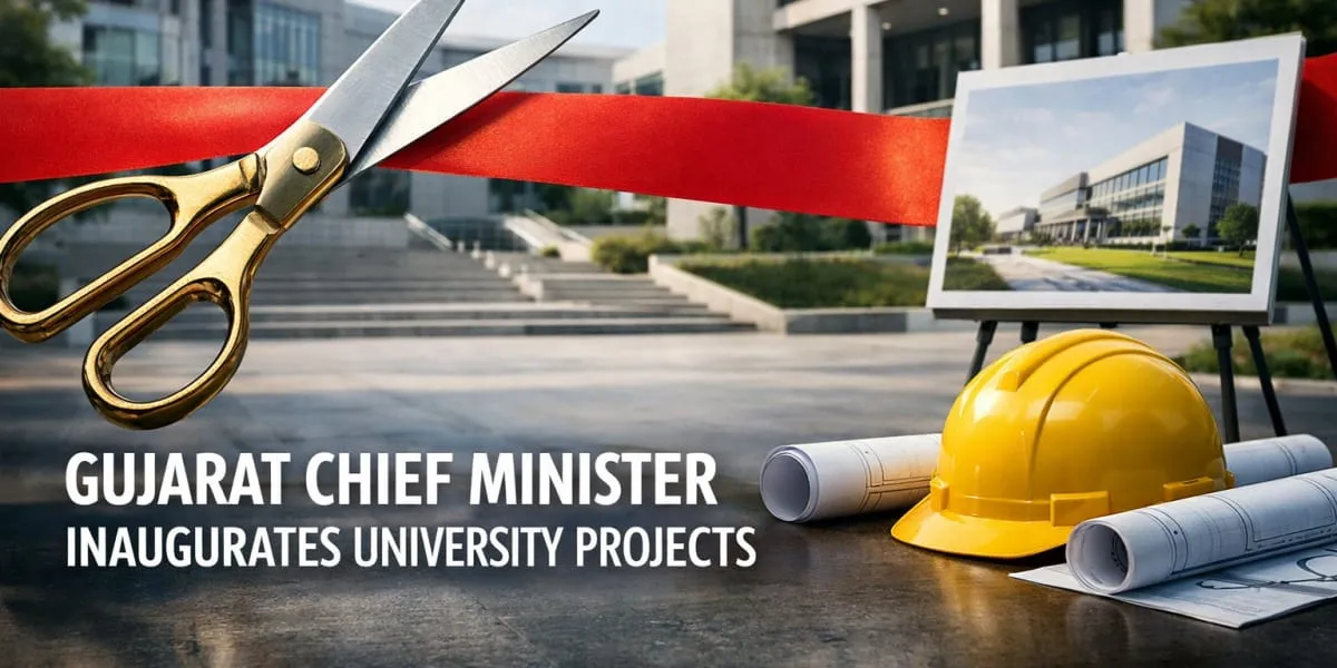 Gujarat Chief Minister Inaugurates University Projects