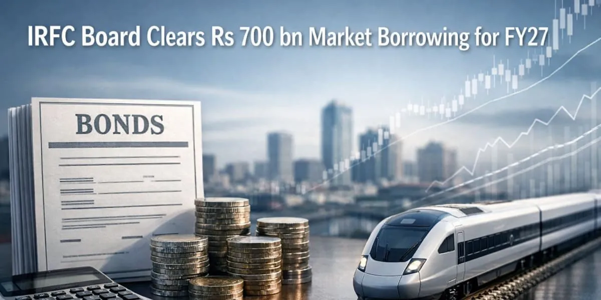 IRFC Board Clears Rs 700 bn Market Borrowing For FY27