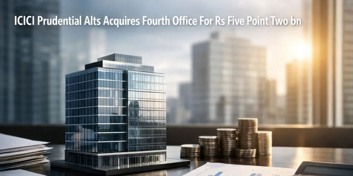 ICICI Prudential Alts Acquires Fourth Office For Rs Five Point Two bn